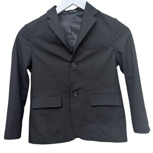 ZARA Boys Blazer Size 8 Black Suit Jacket Kids Formal Party Sport Coat